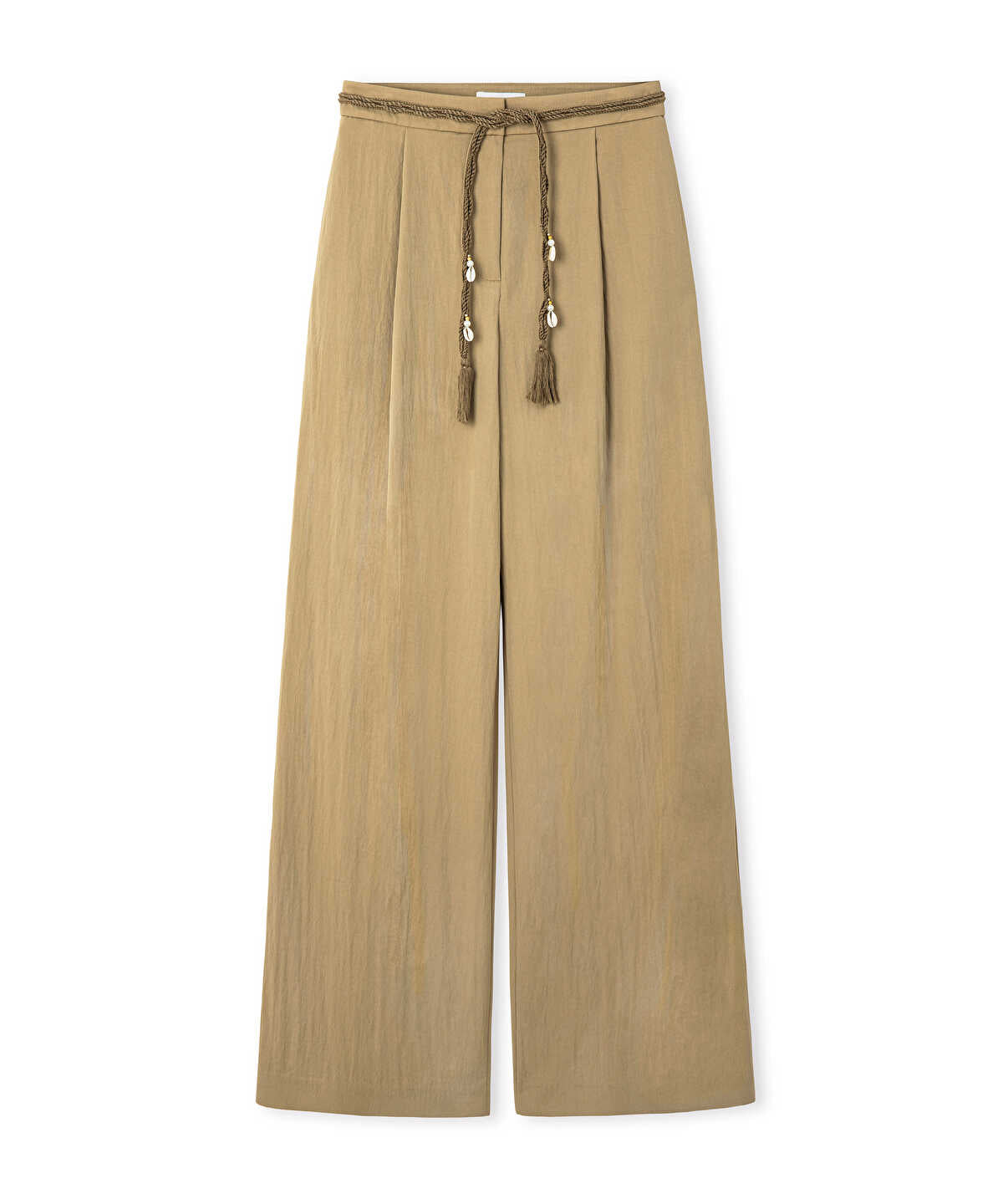 Embellished Belt Trousers