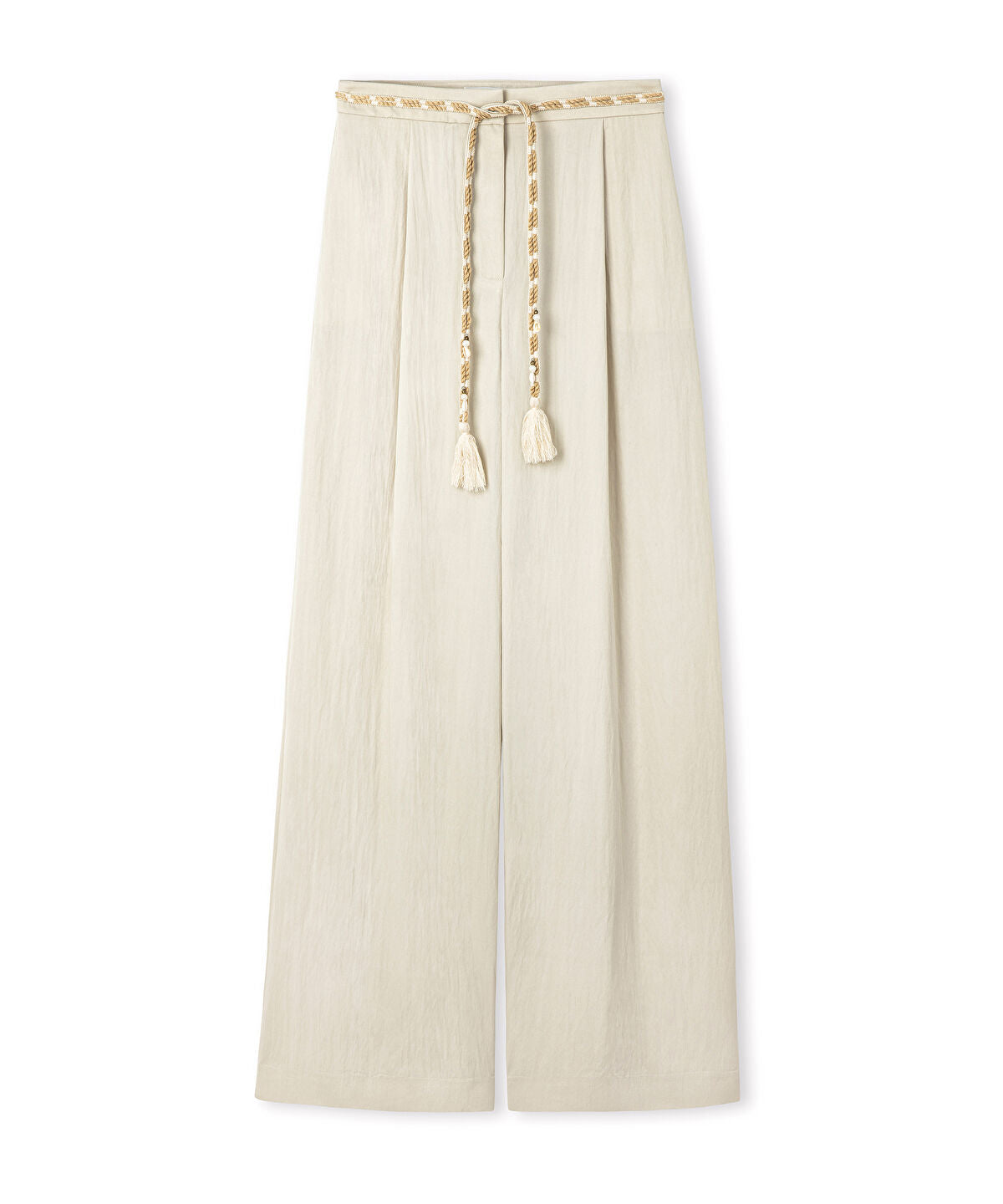 Embellished Belt Trousers