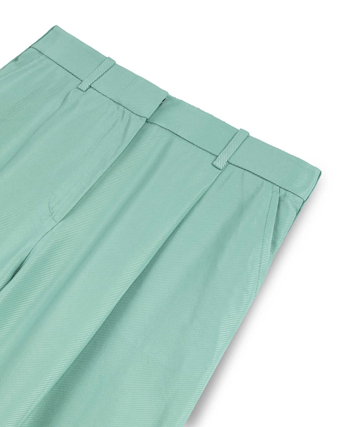 Textured Wide-Leg Trousers
