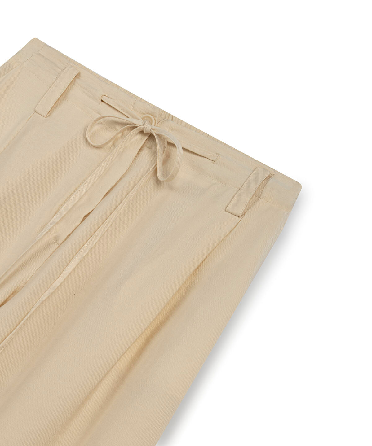 Tie-Waist Carrot Fit Trousers