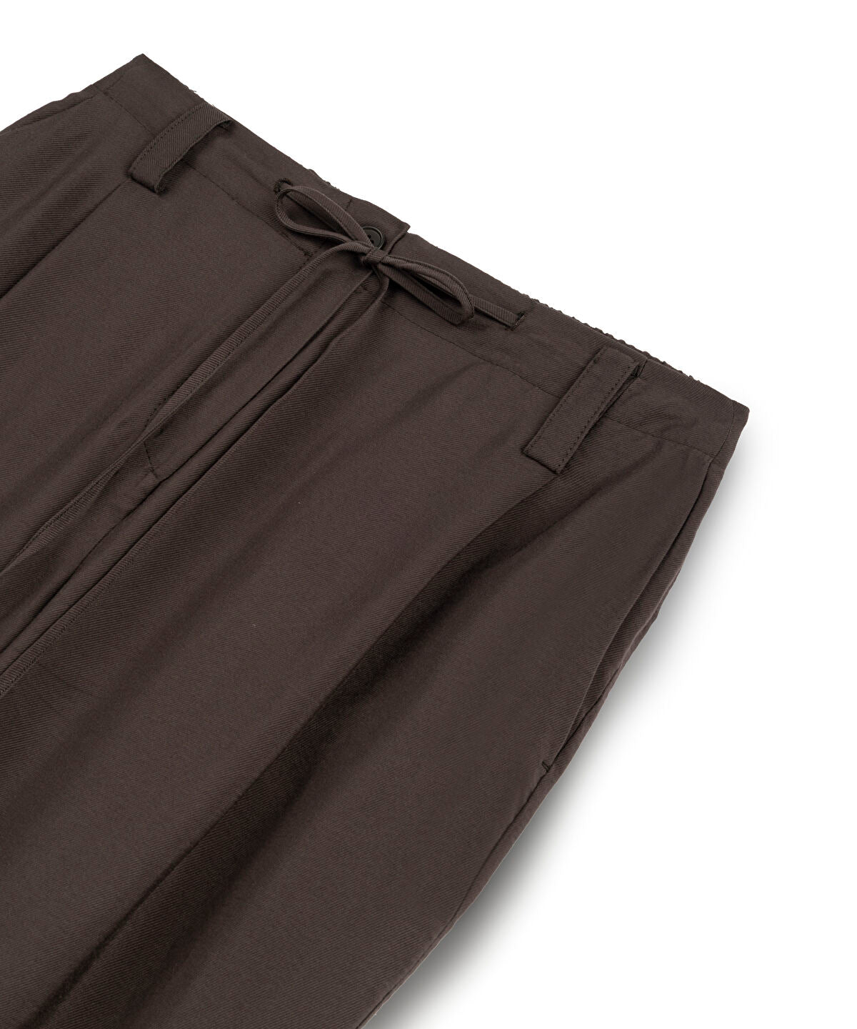 Tie-Waist Carrot Fit Trousers