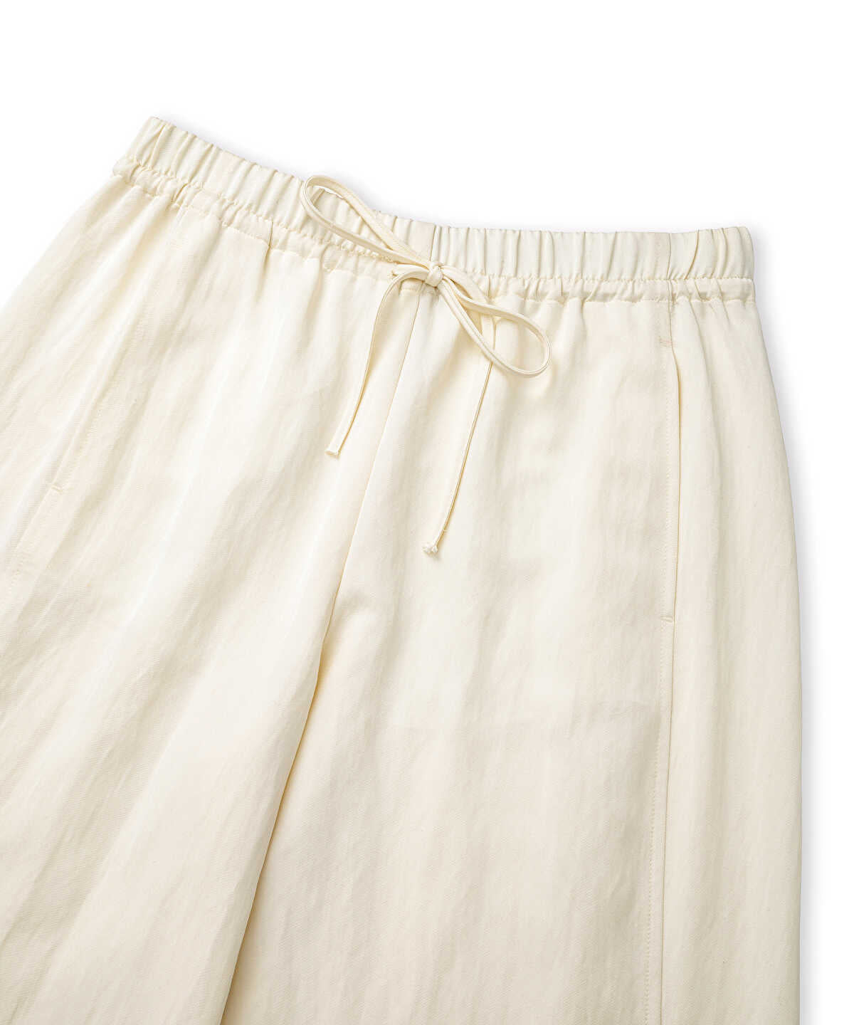 Tie-Waist Wide-Leg Trousers