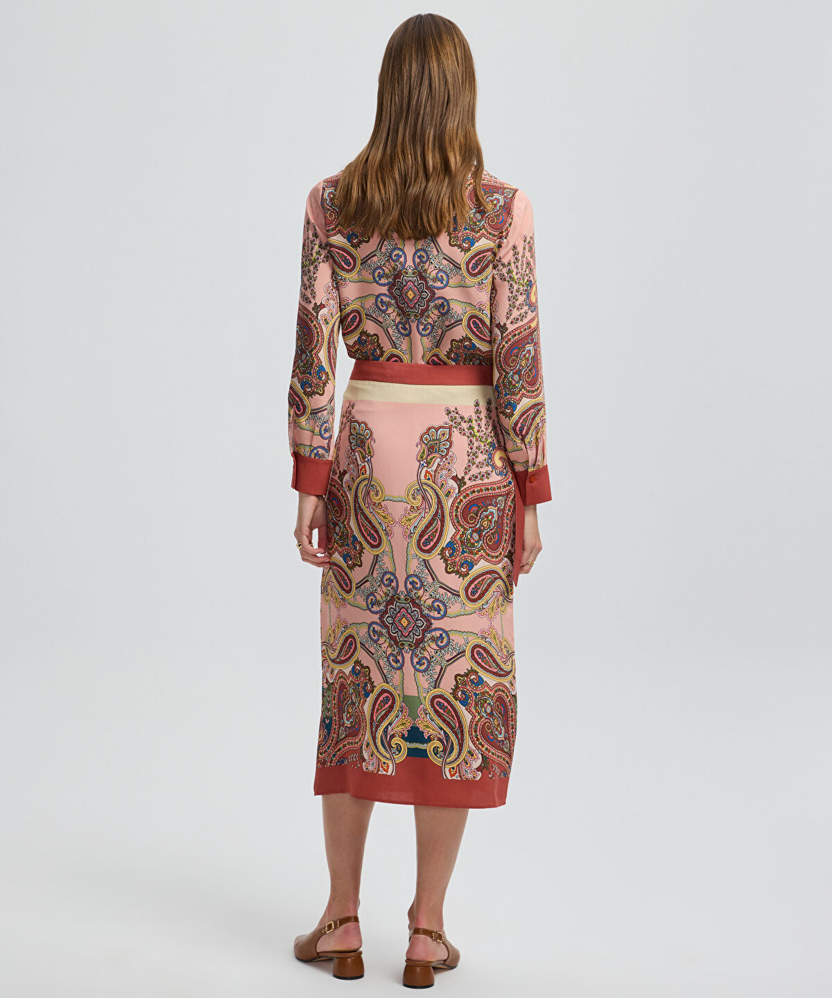 Printed Wrap Skirt