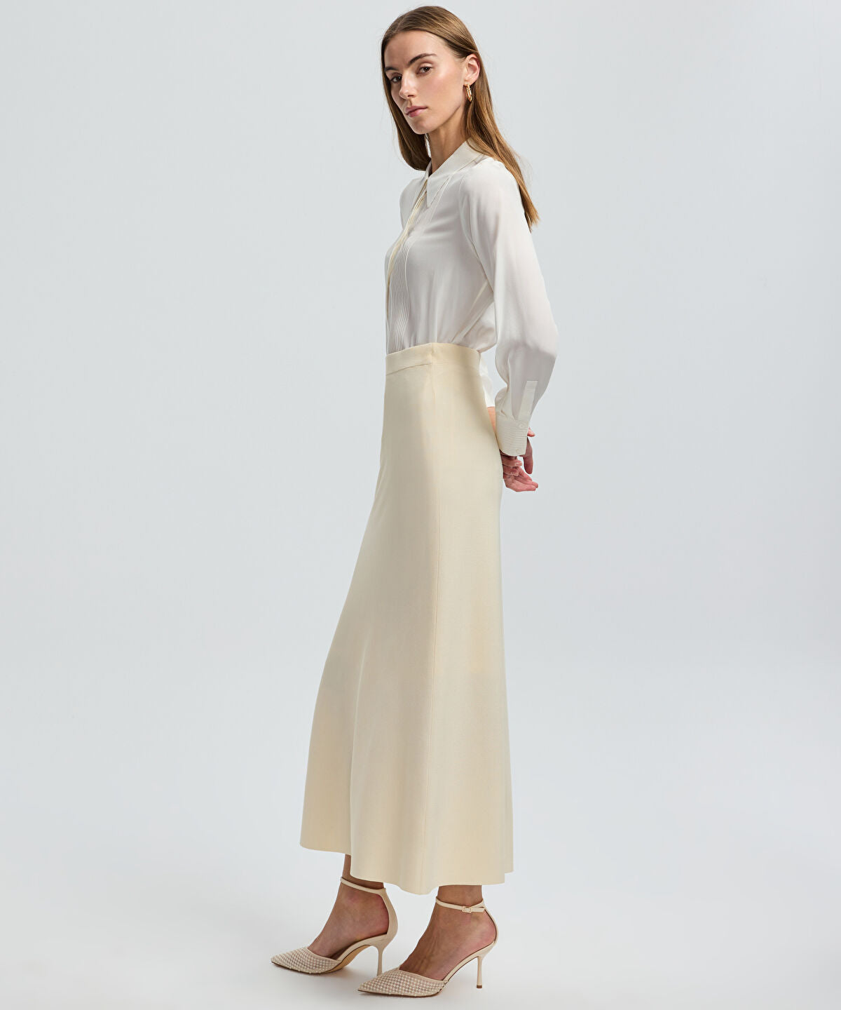 A-Line Knit Skirt