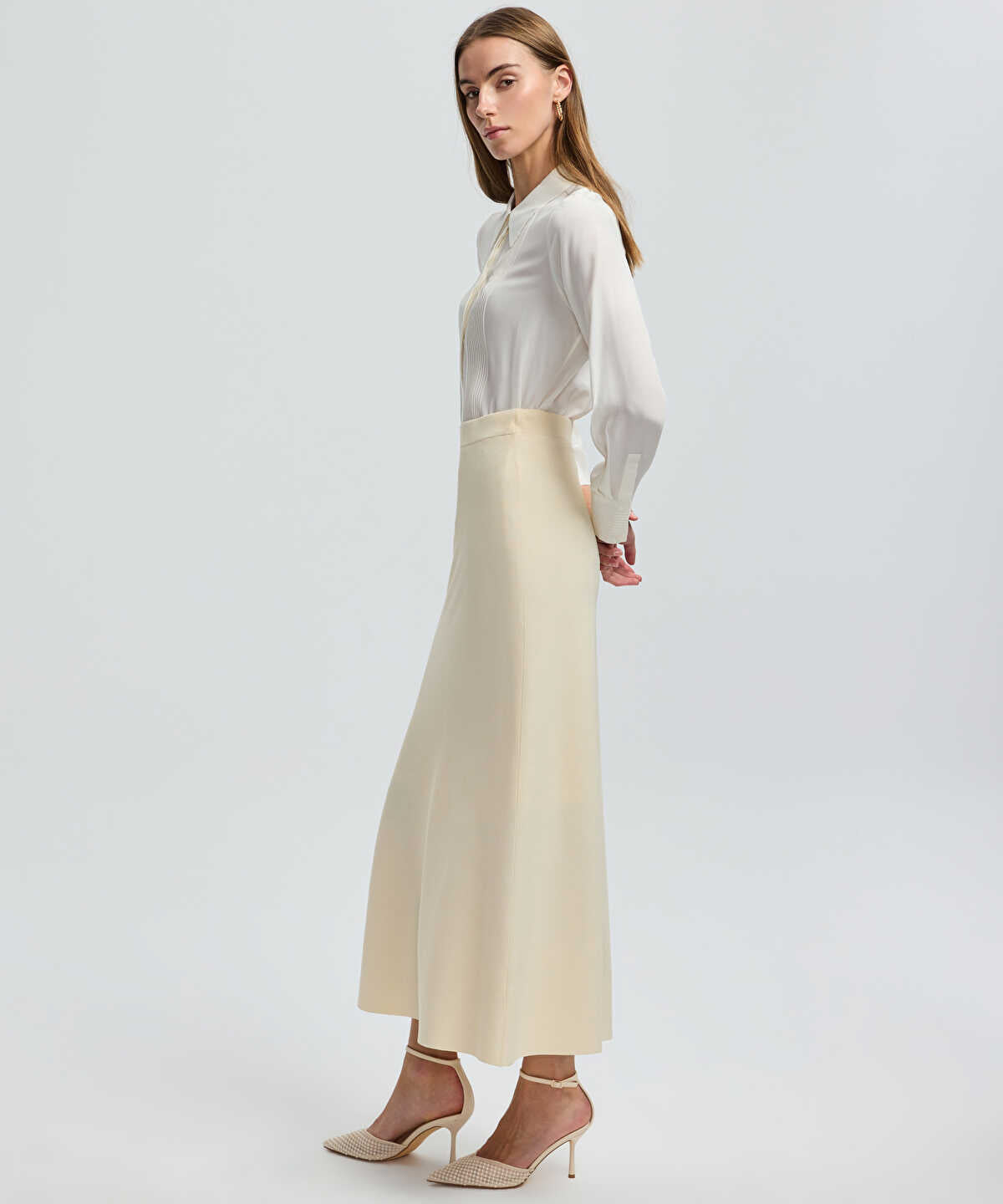A-Line Knit Skirt
