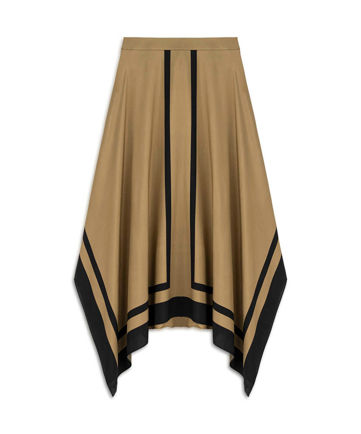 Asymmetric Midi Skirt