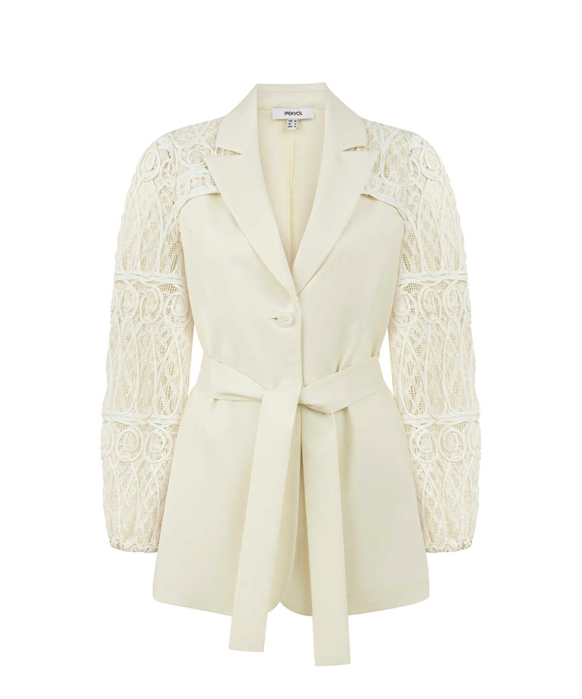 Embroidered Mixed Jacket