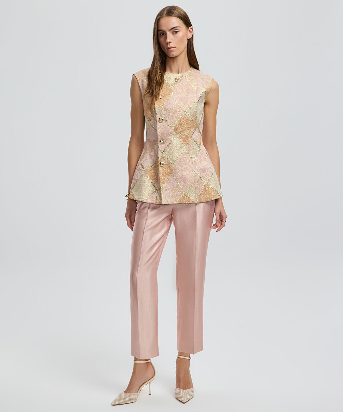 Metallic Thread Jacquard Jacket