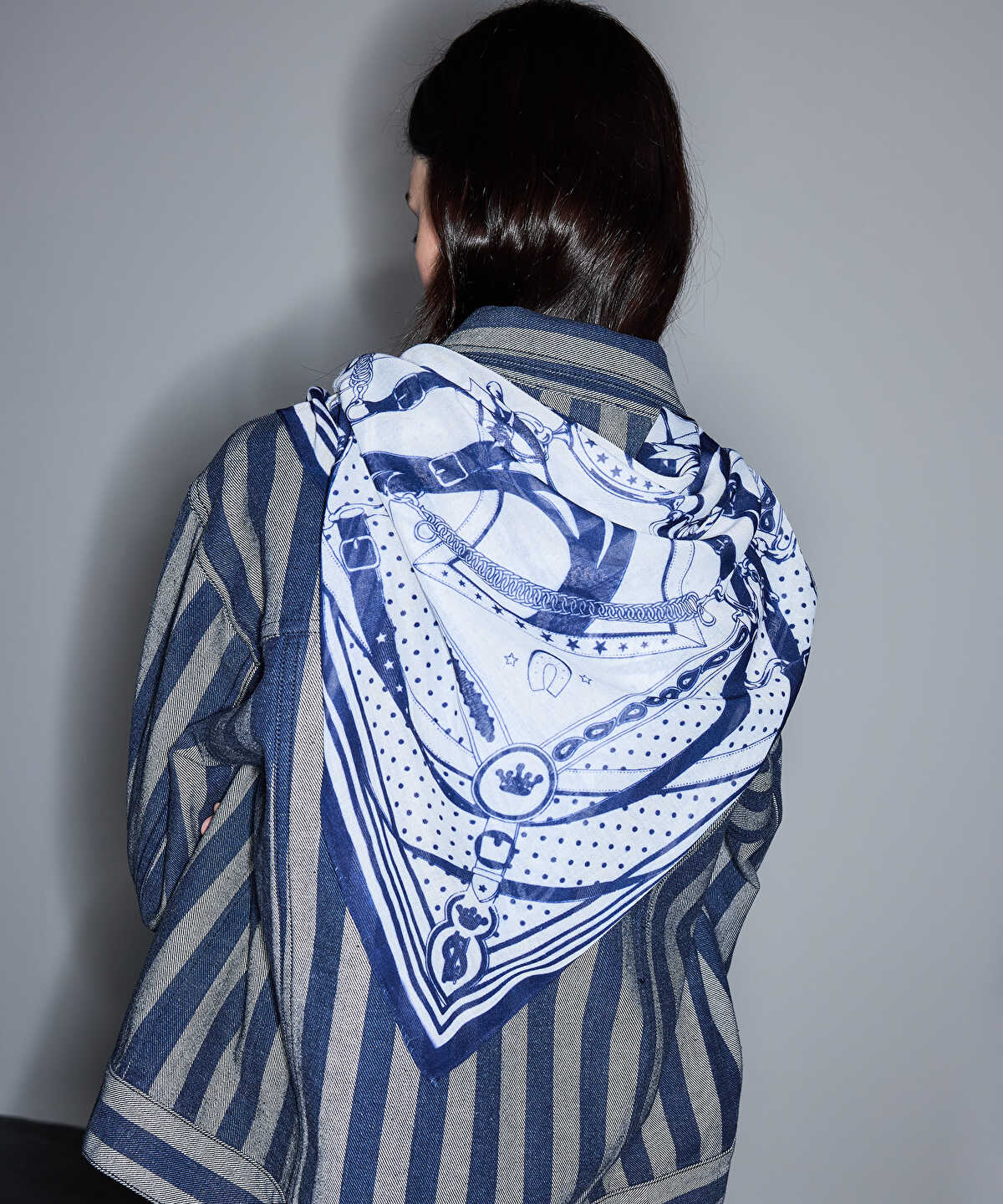 Striped Denim Jacket