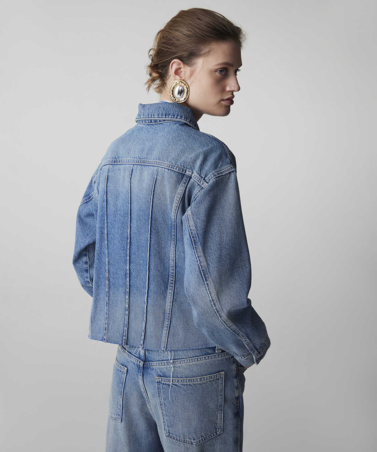 Raw Edge Denim Jacket