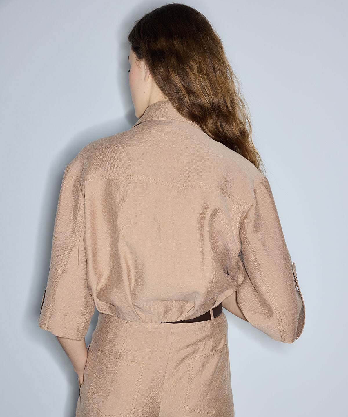 Balloon Hem Jacket