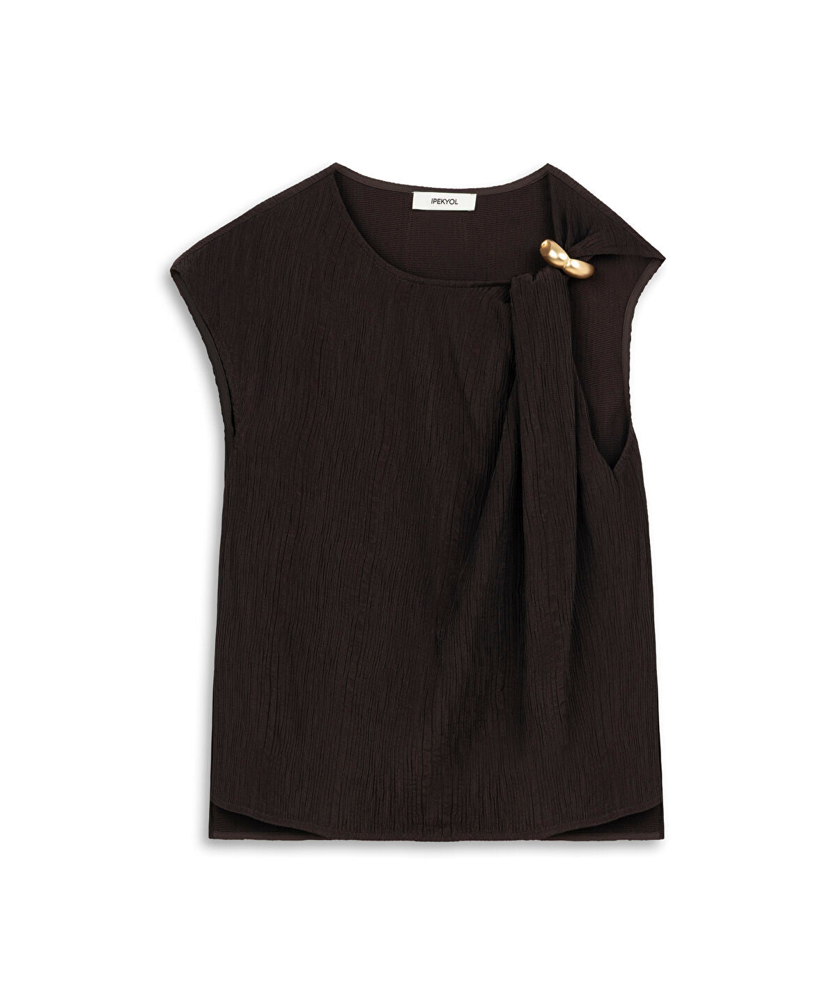 Crinkle-Effect Blouse