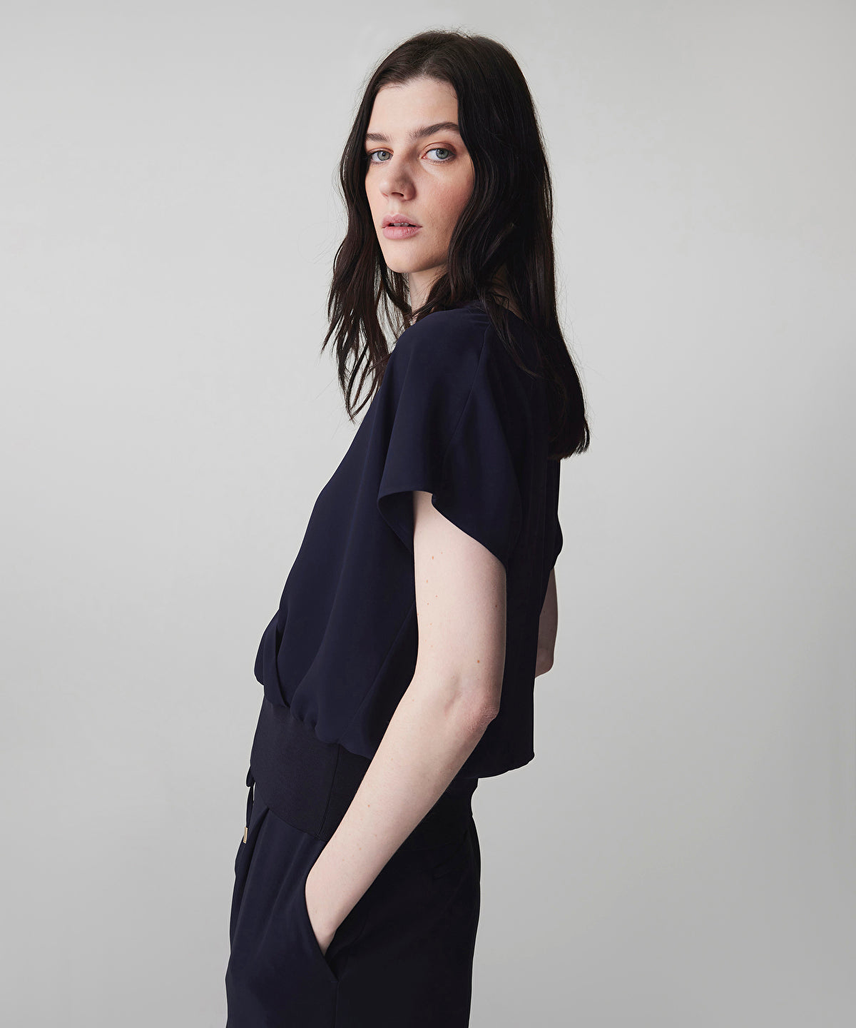 Double-Breasted Blouse