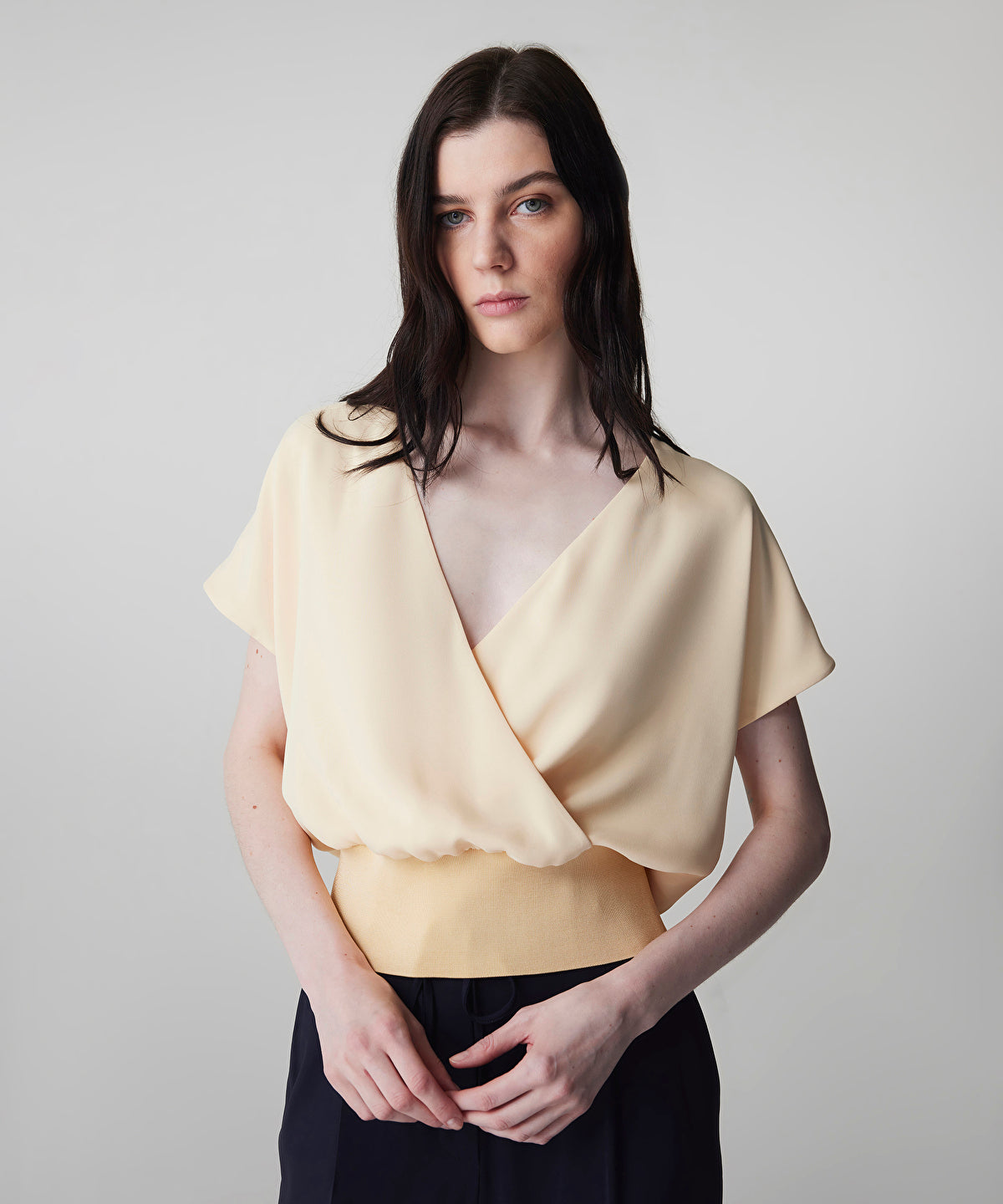 Double-Breasted Blouse