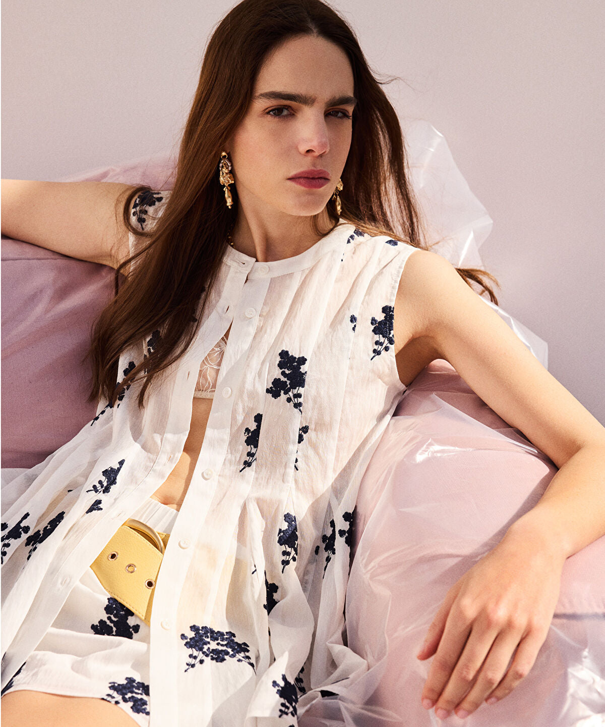 Floral Embroidered Blouse