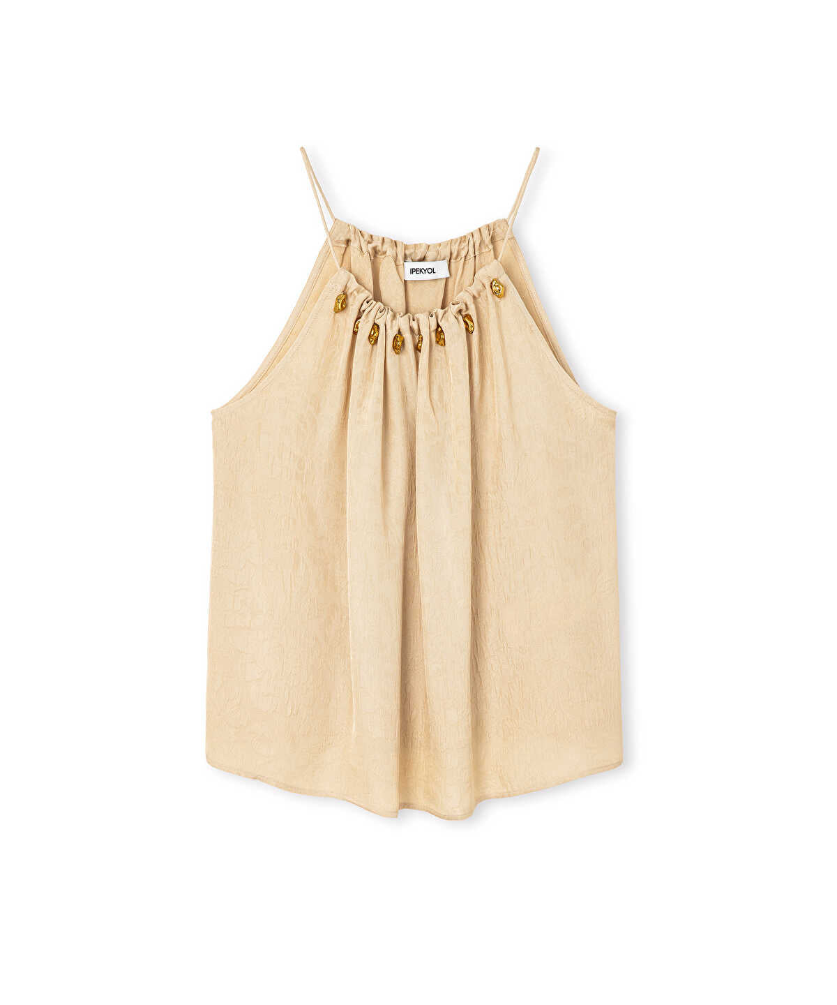 Embellished Jacquard Blouse