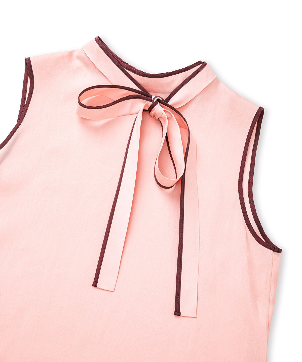 Contrast Piping Blouse