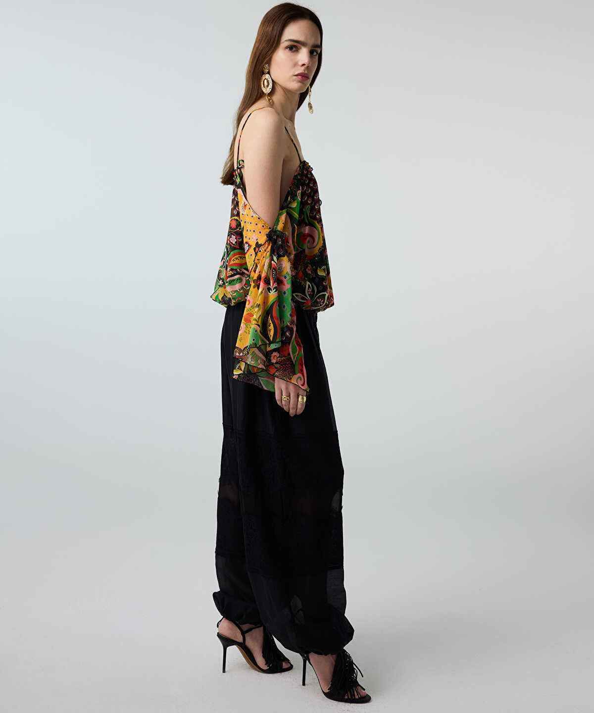Printed Chiffon Blouse