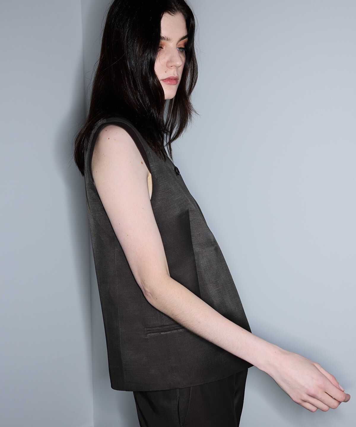 Belted Vest