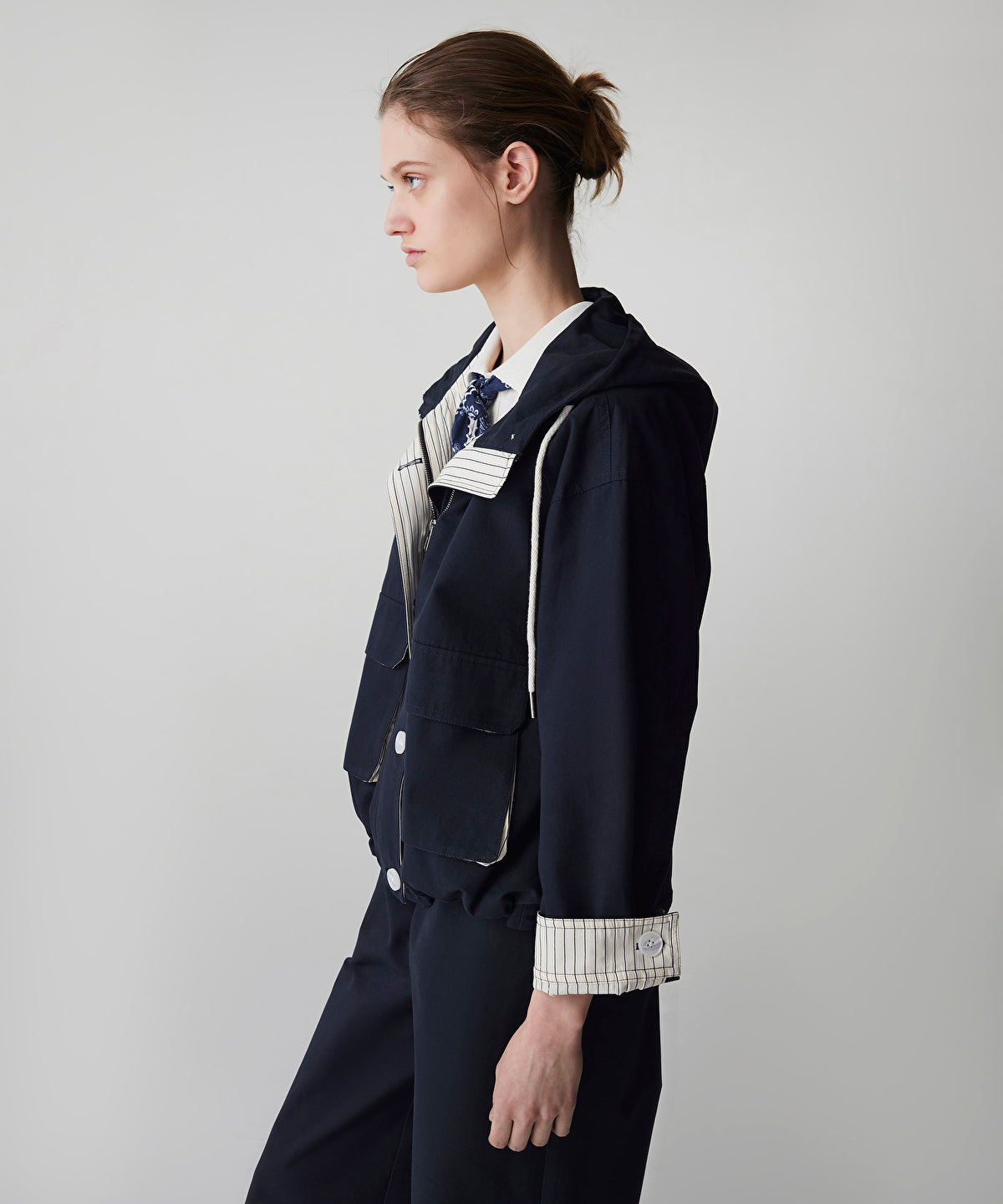 Hooded Coat with Large Pockets