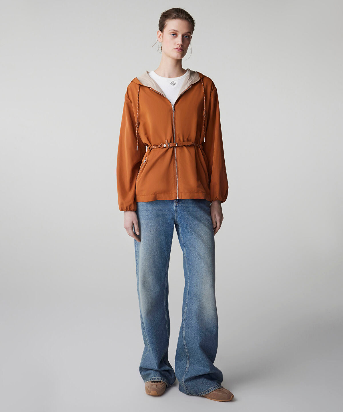 Technical Coat with Belt