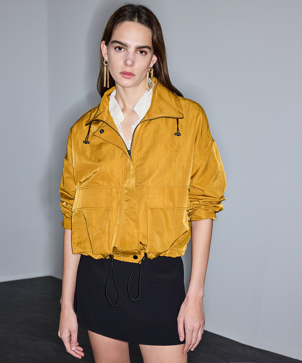 Technical Coat with Wide Pockets