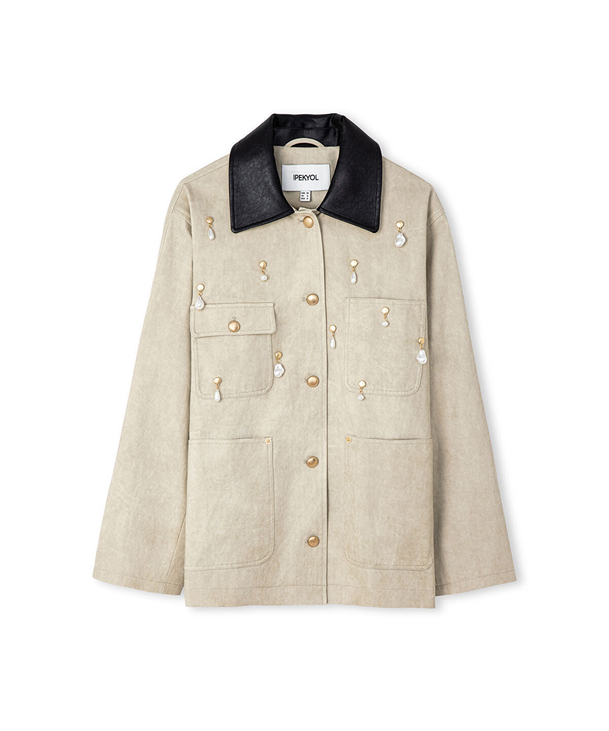 Embellished Non Denim Coat