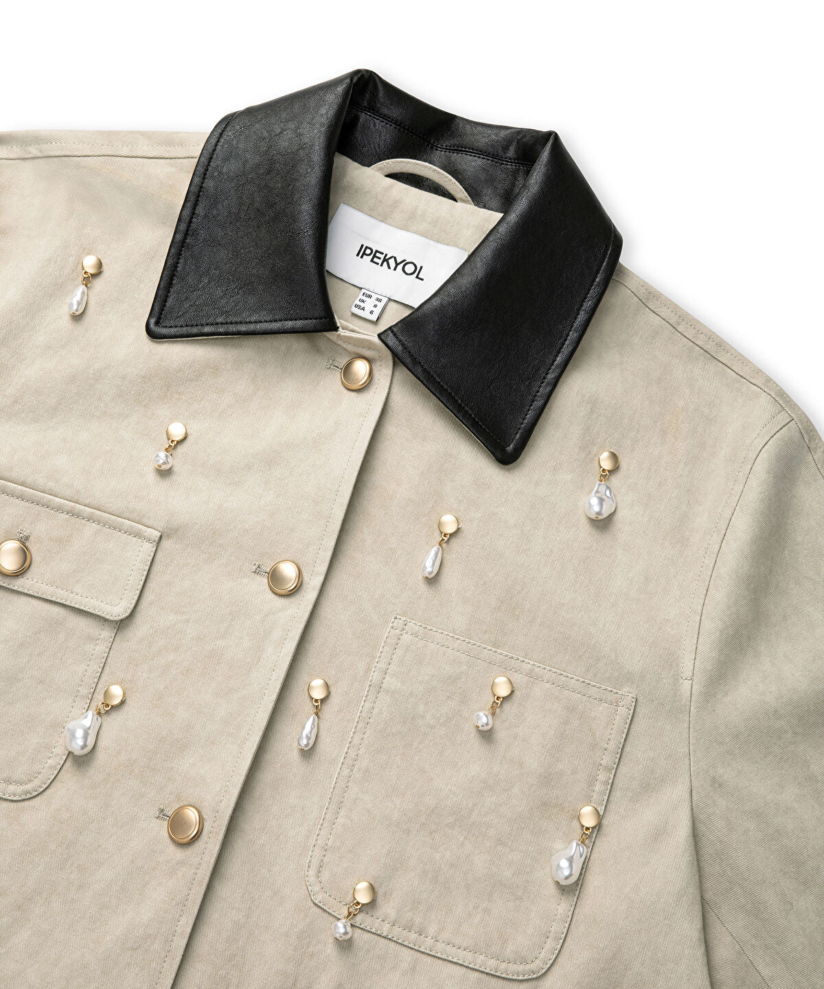 Embellished Non Denim Coat