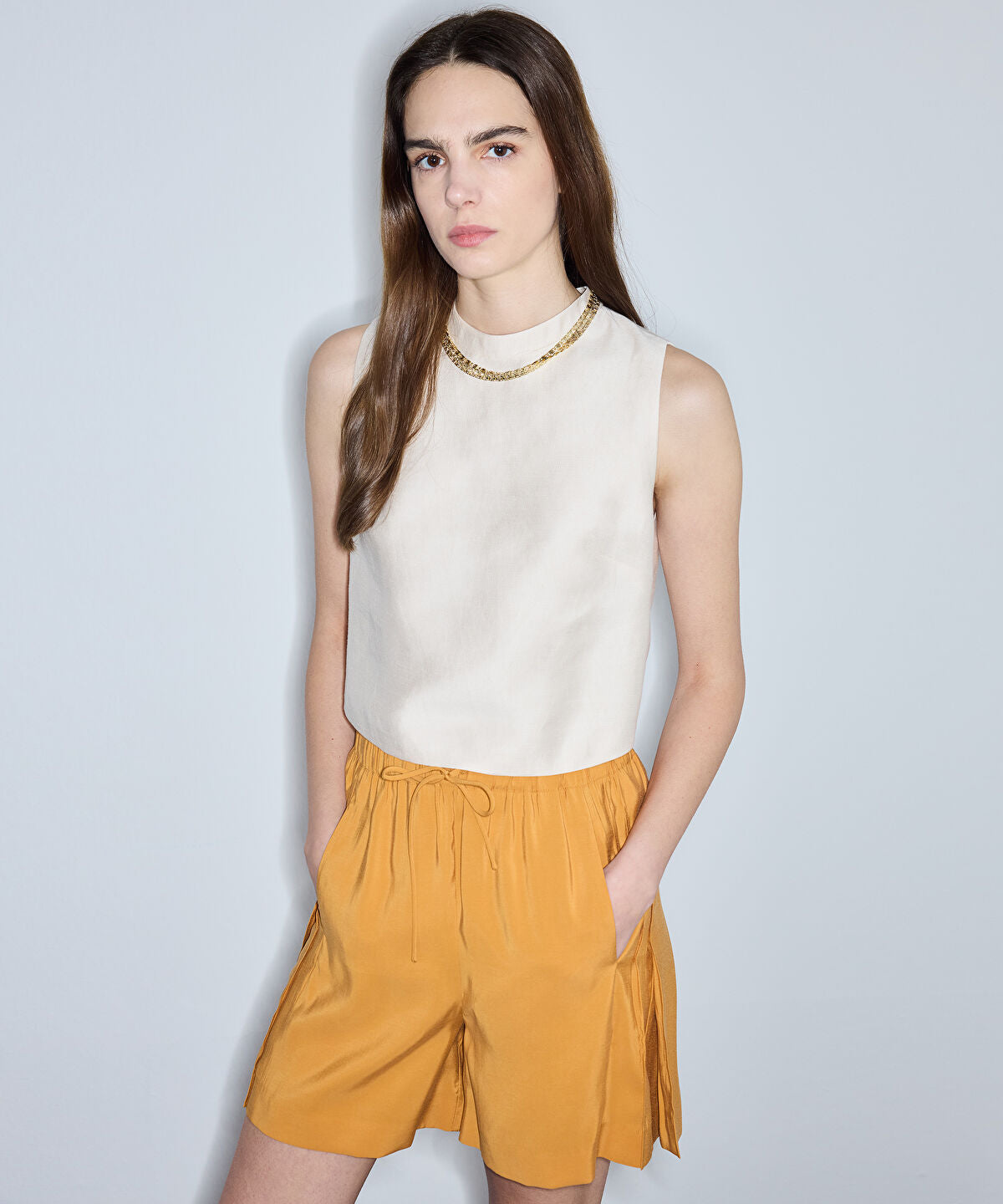 Tie-Waist Shorts