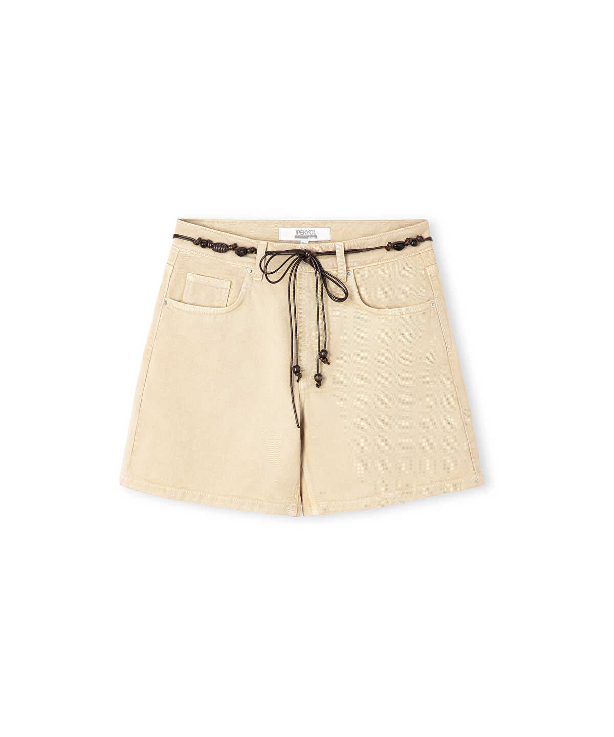 Belted Non-Denim Shorts
