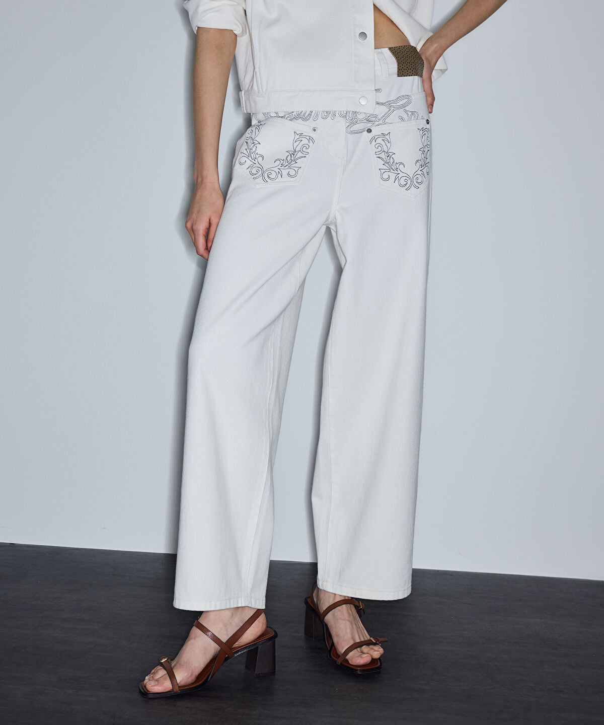 Embroidered Jeans