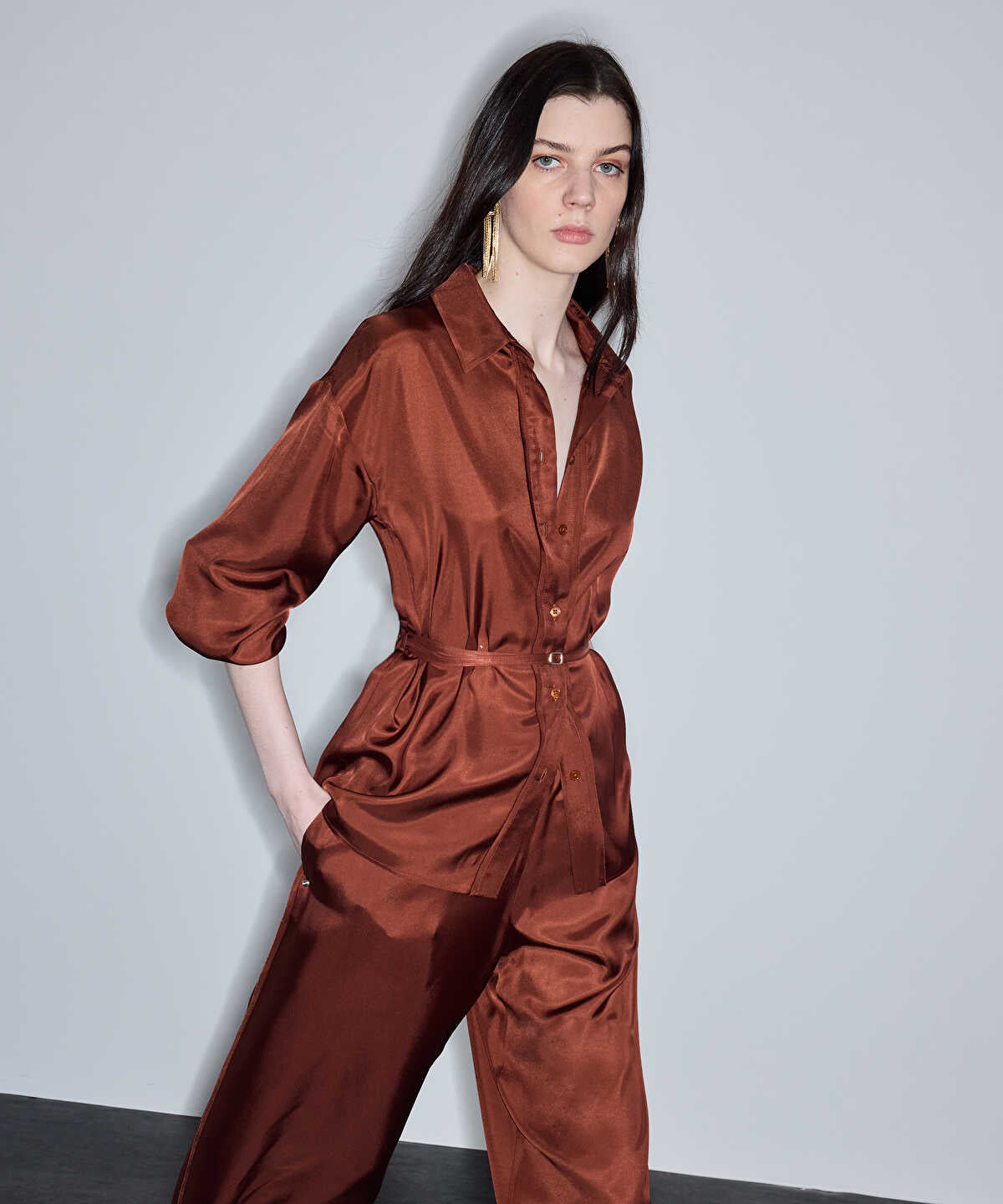 Belted Shirt