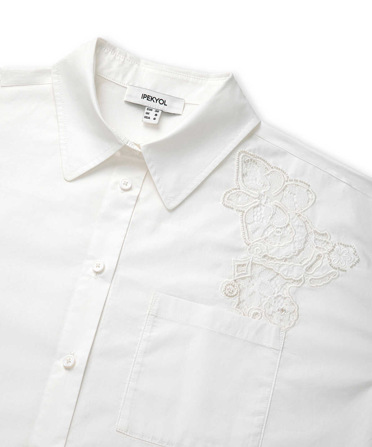Embroidered Poplin Shirt