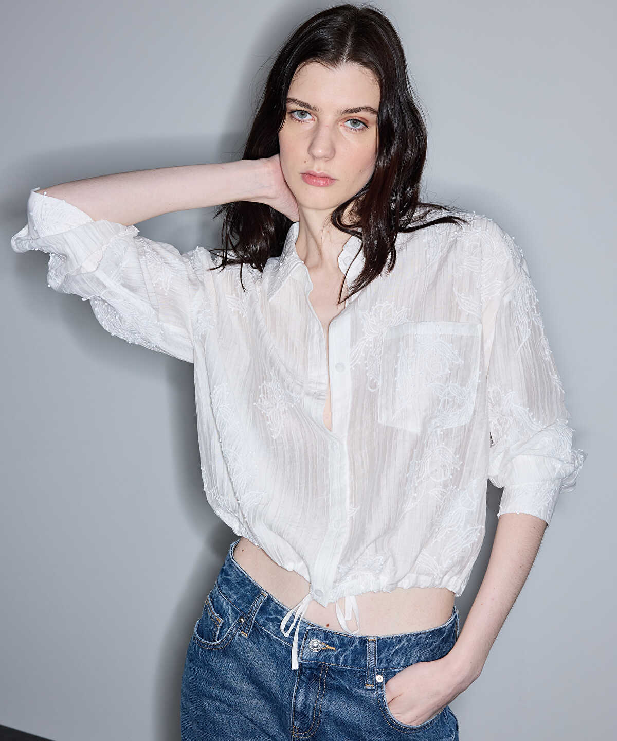Embroidery Applique Shirt