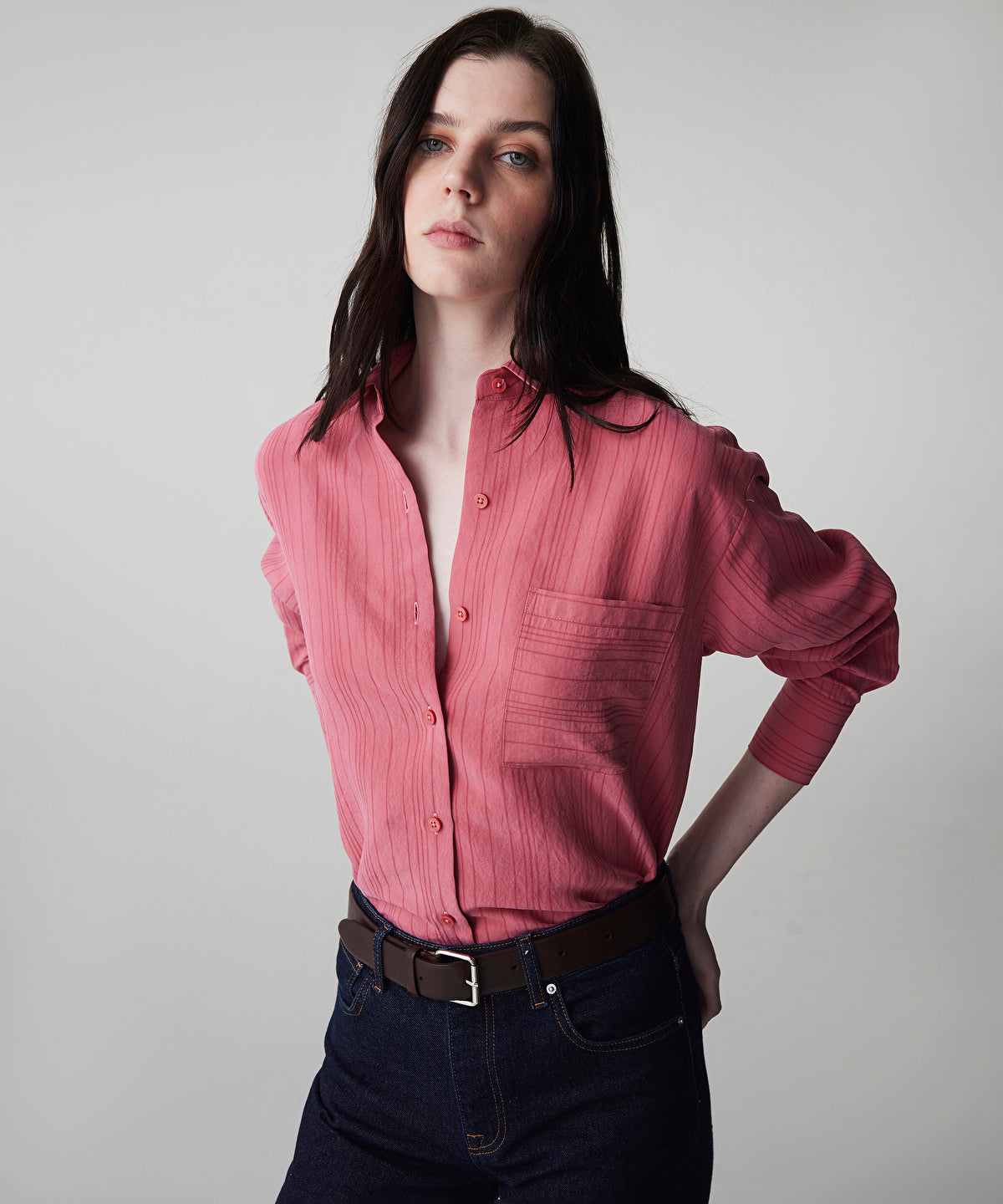 Striped Jacquard Shirt