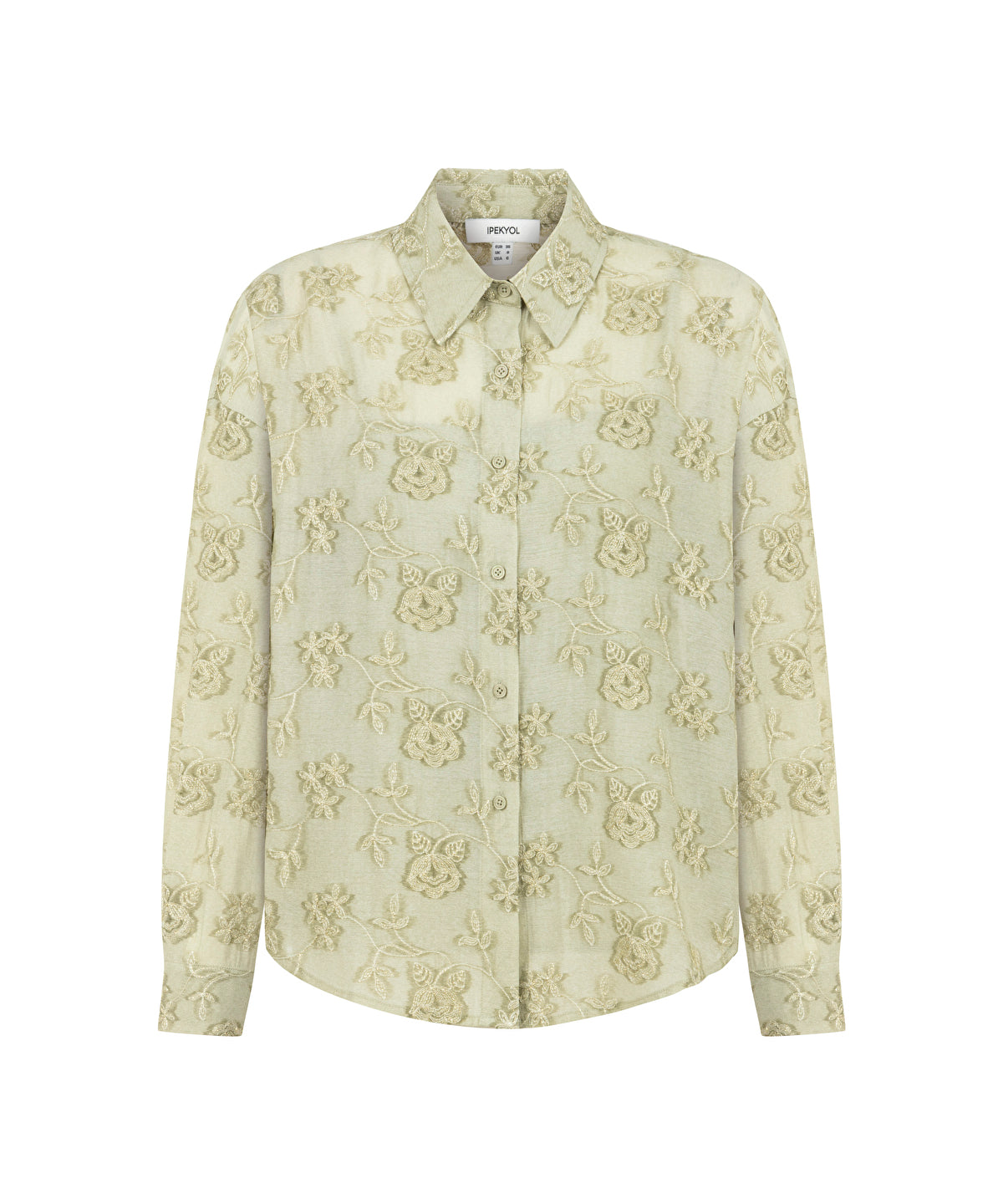 Floral Embroidered Shirt