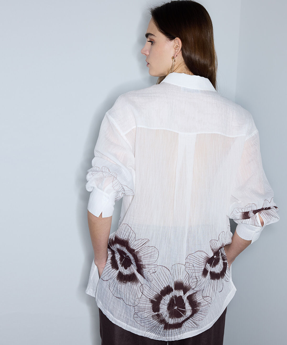 Textured Printed Shirt