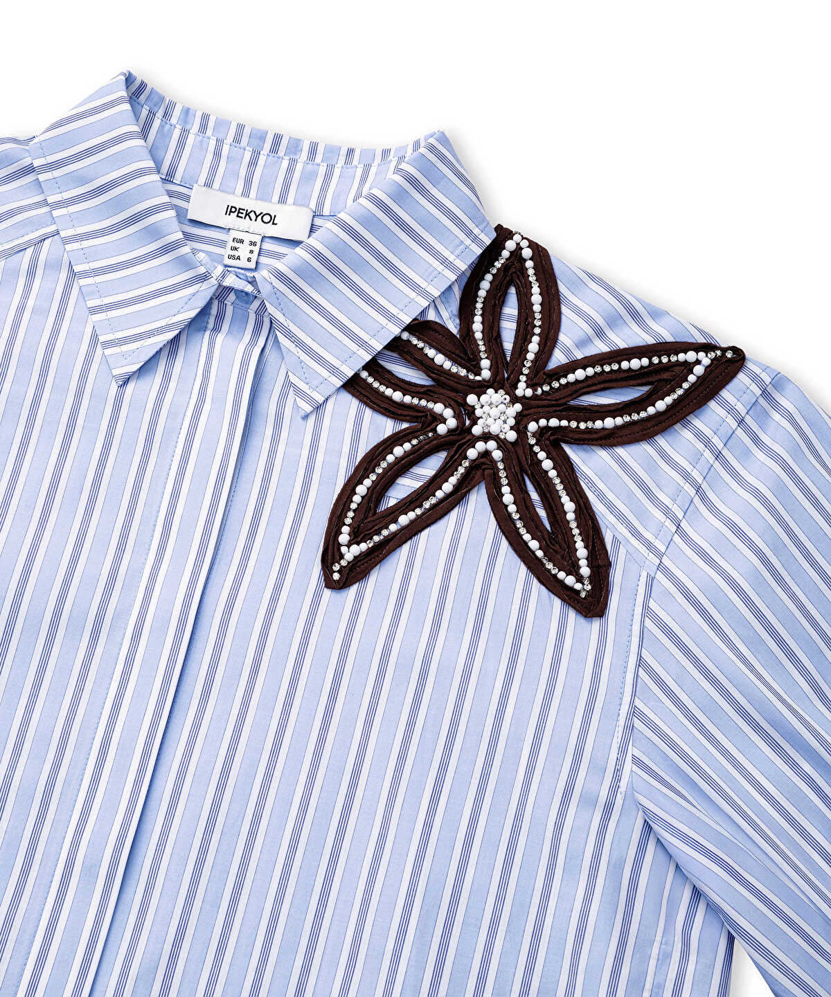 Cutout Shirt with Applique