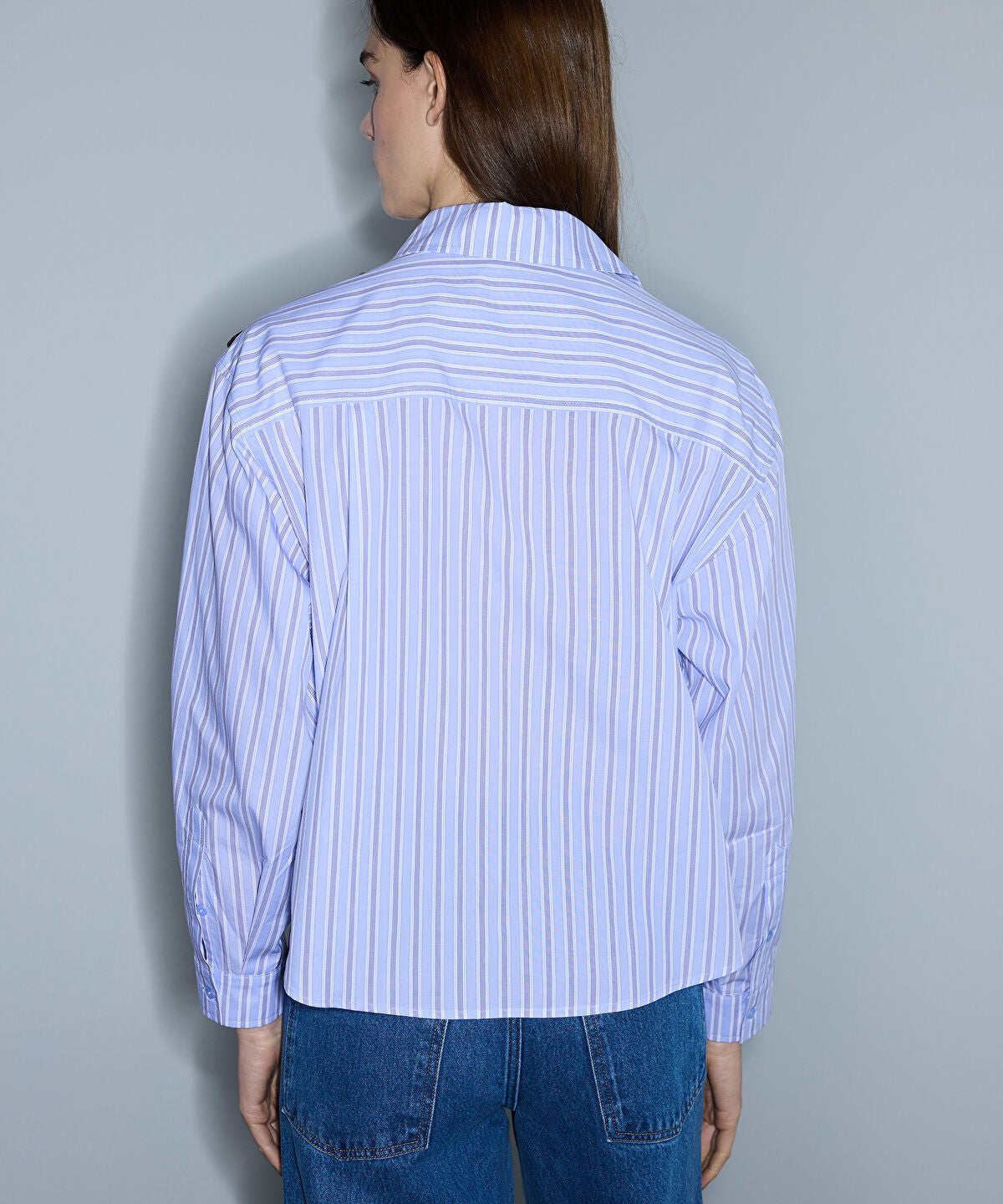 Cutout Shirt with Applique