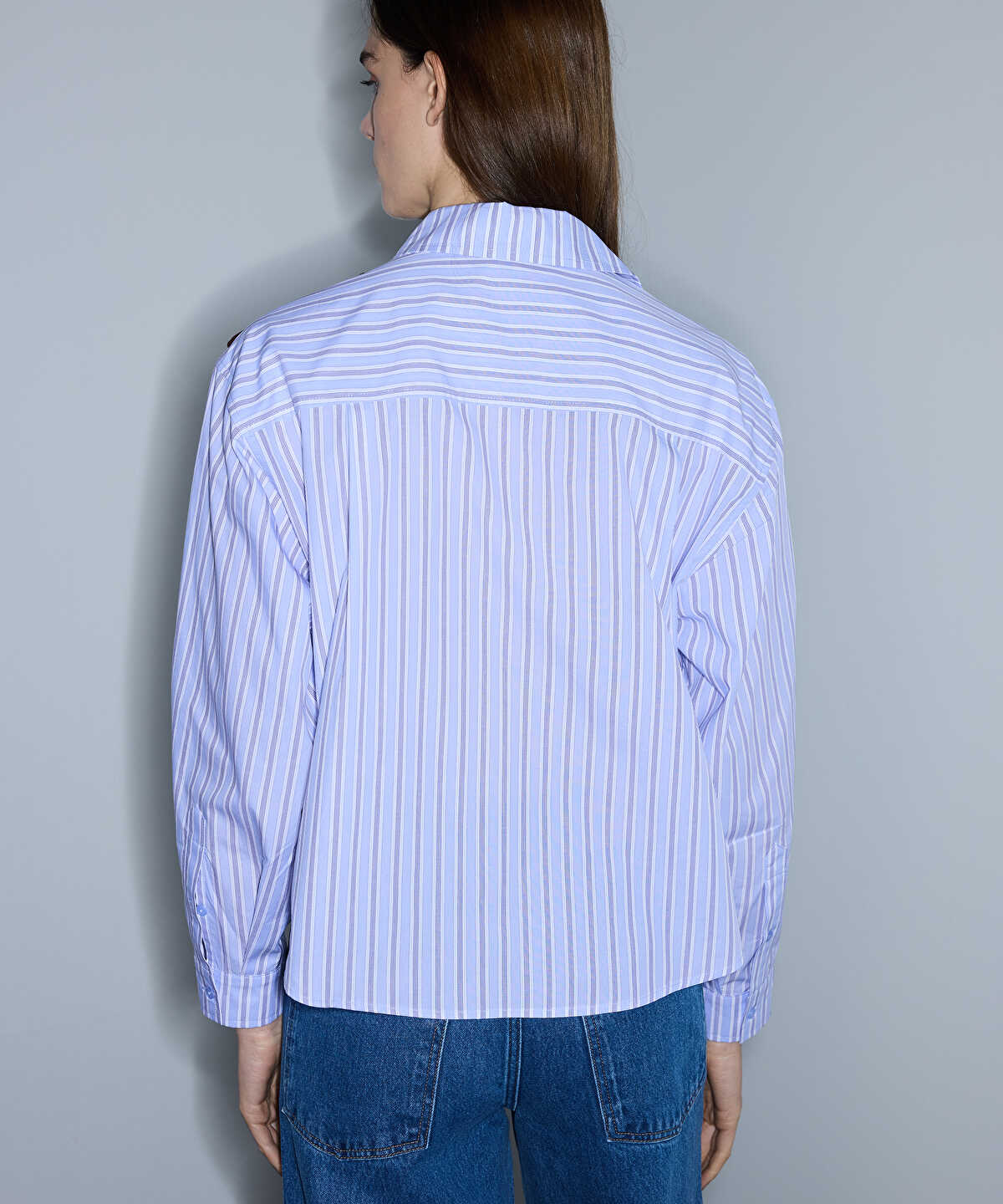 Cutout Shirt with Applique
