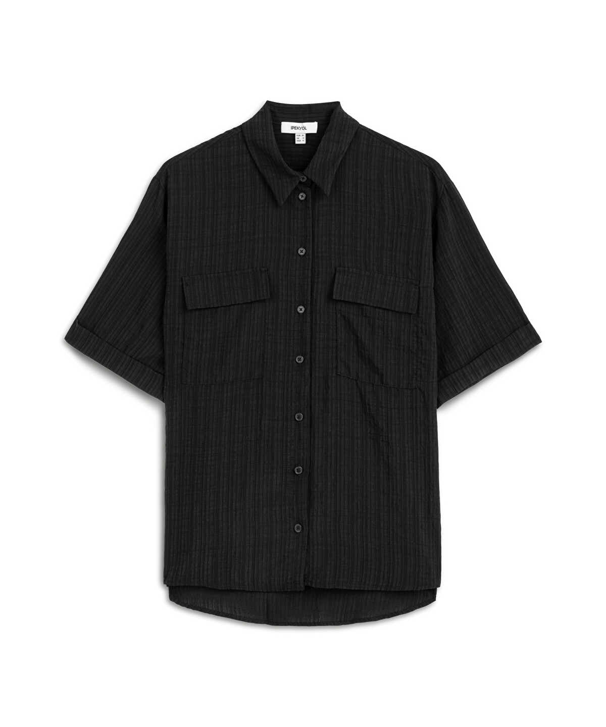 Relaxed-Fit Shirt with Flap Pockets