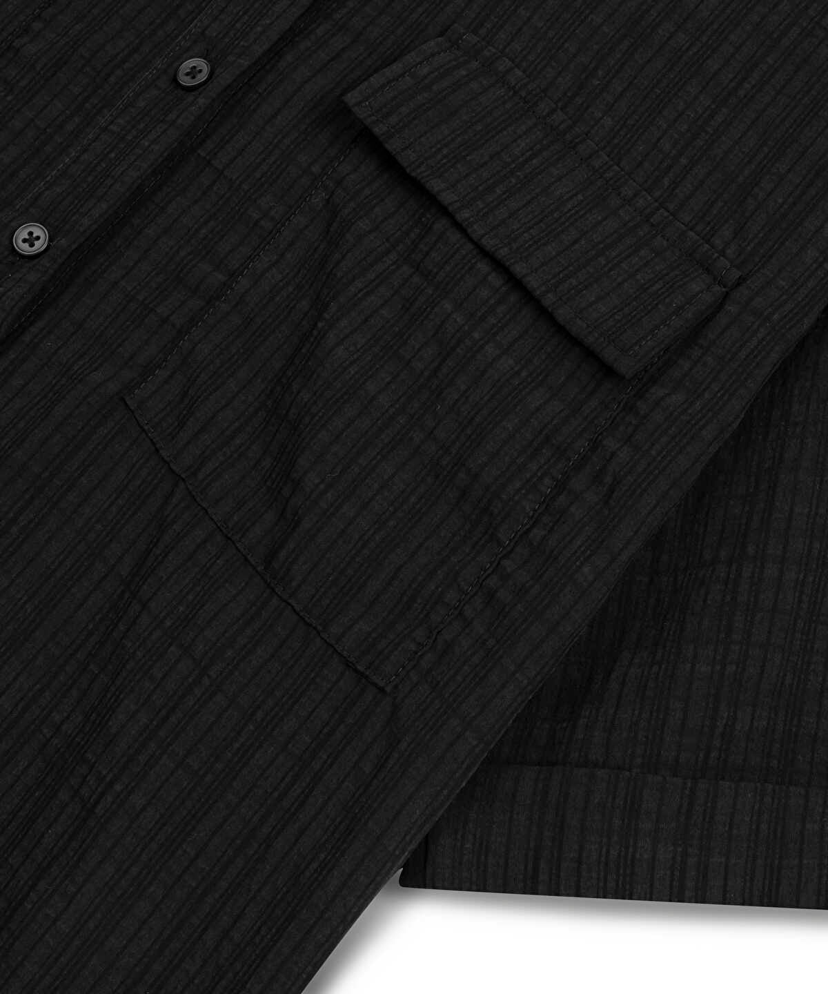 Relaxed-Fit Shirt with Flap Pockets