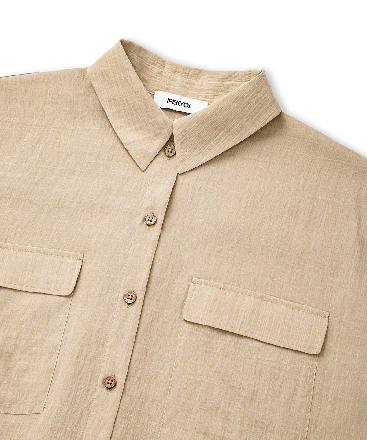 Relaxed-Fit Shirt with Flap Pockets