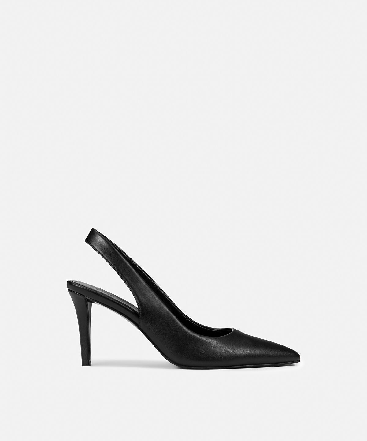 Leather-Effect Heels