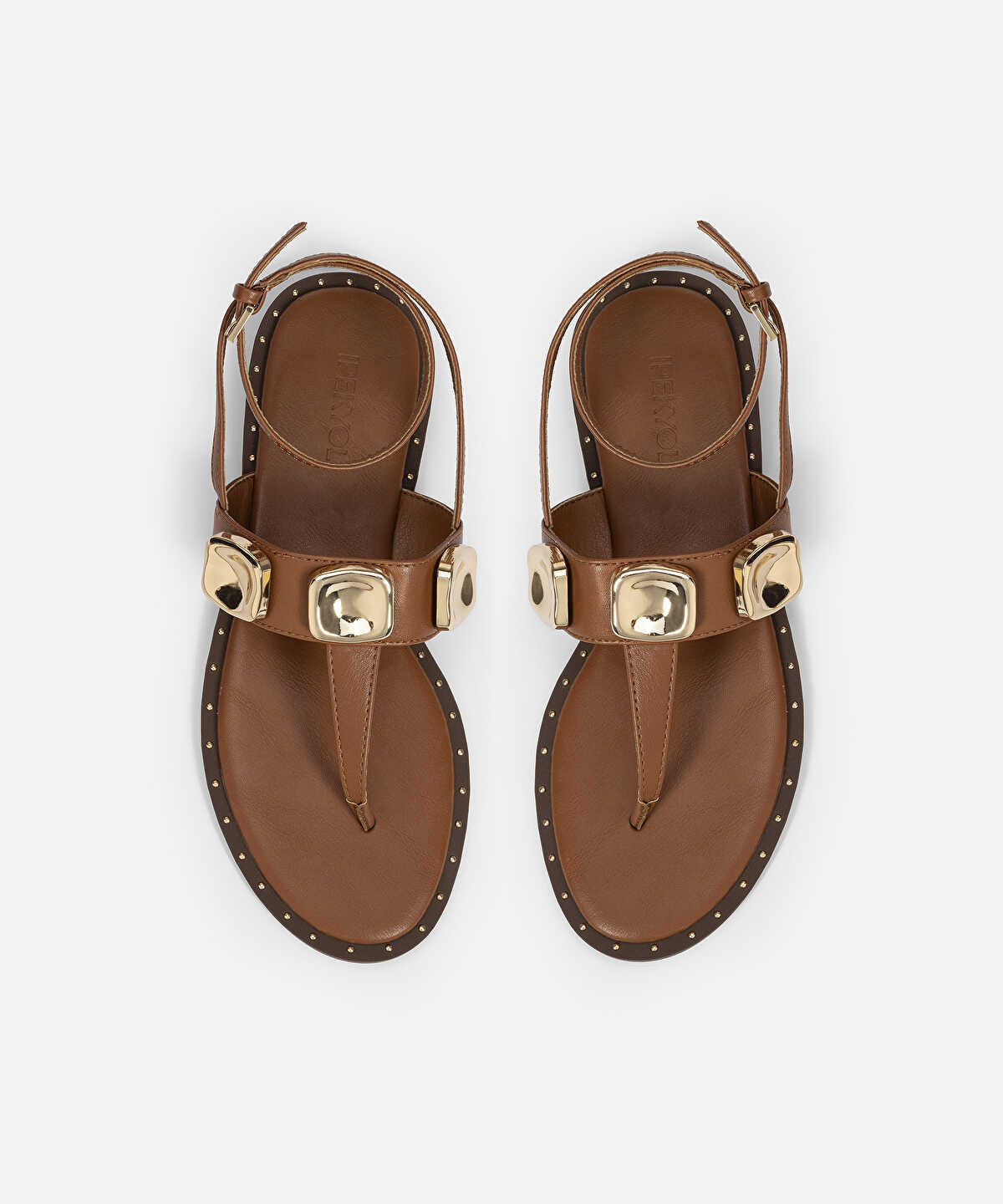 Metal Accent Sandals