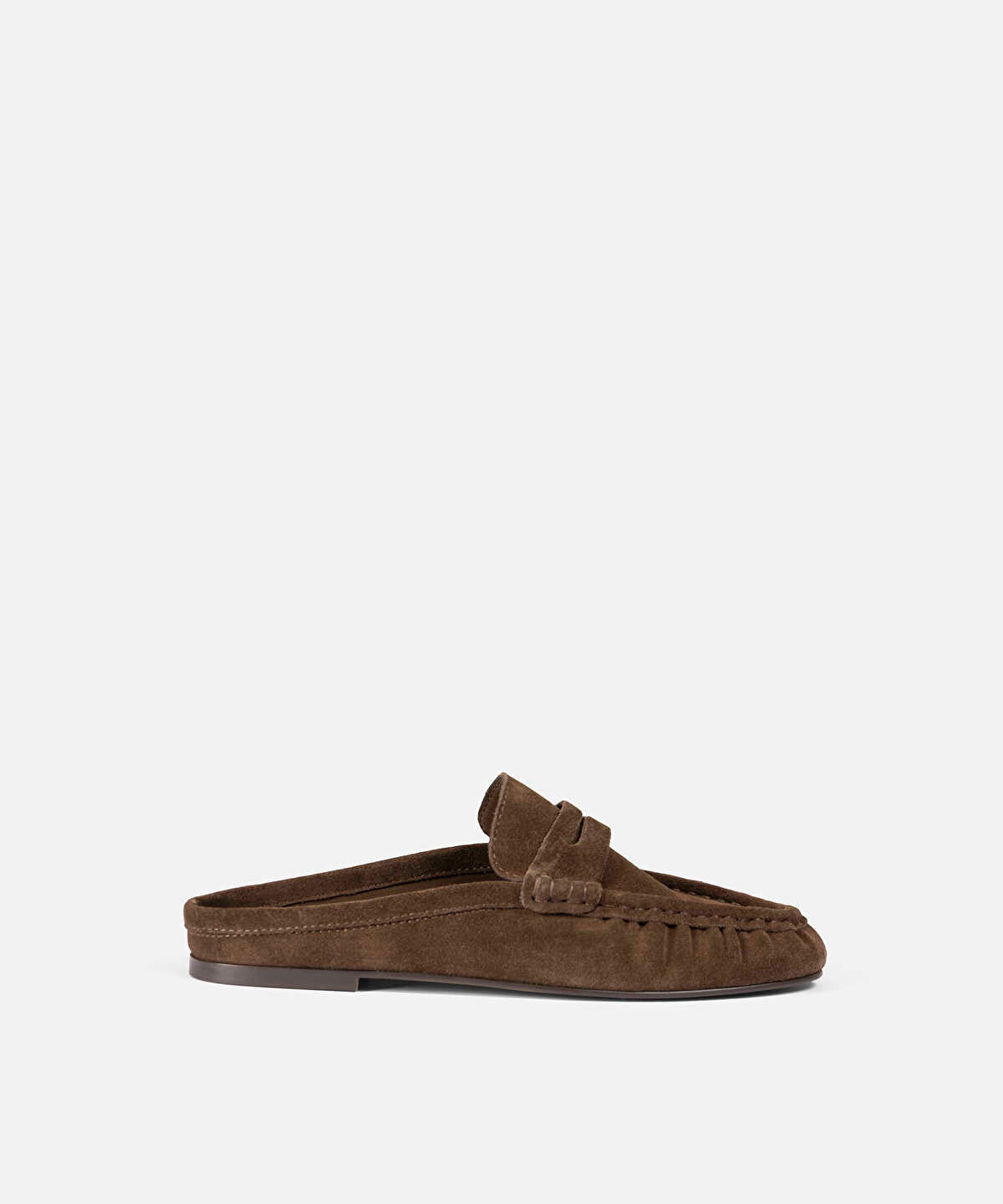 Leather Mule Loafers