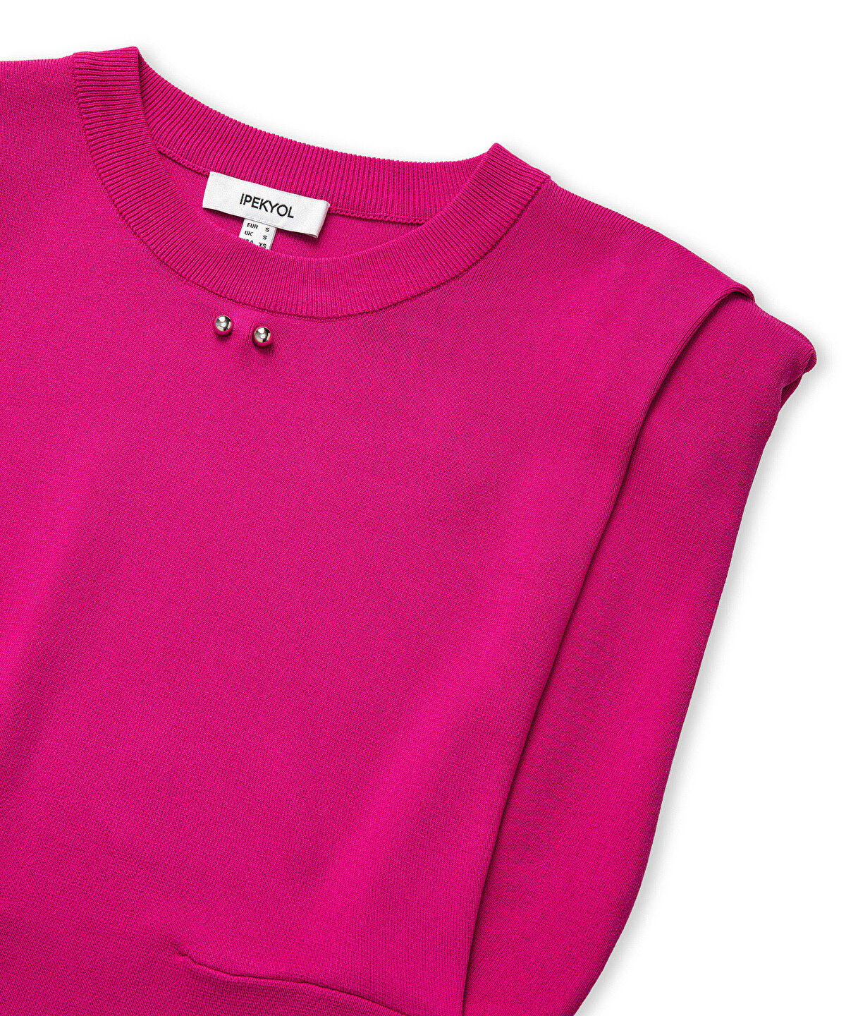 Knit Top with Shoulder Pads
