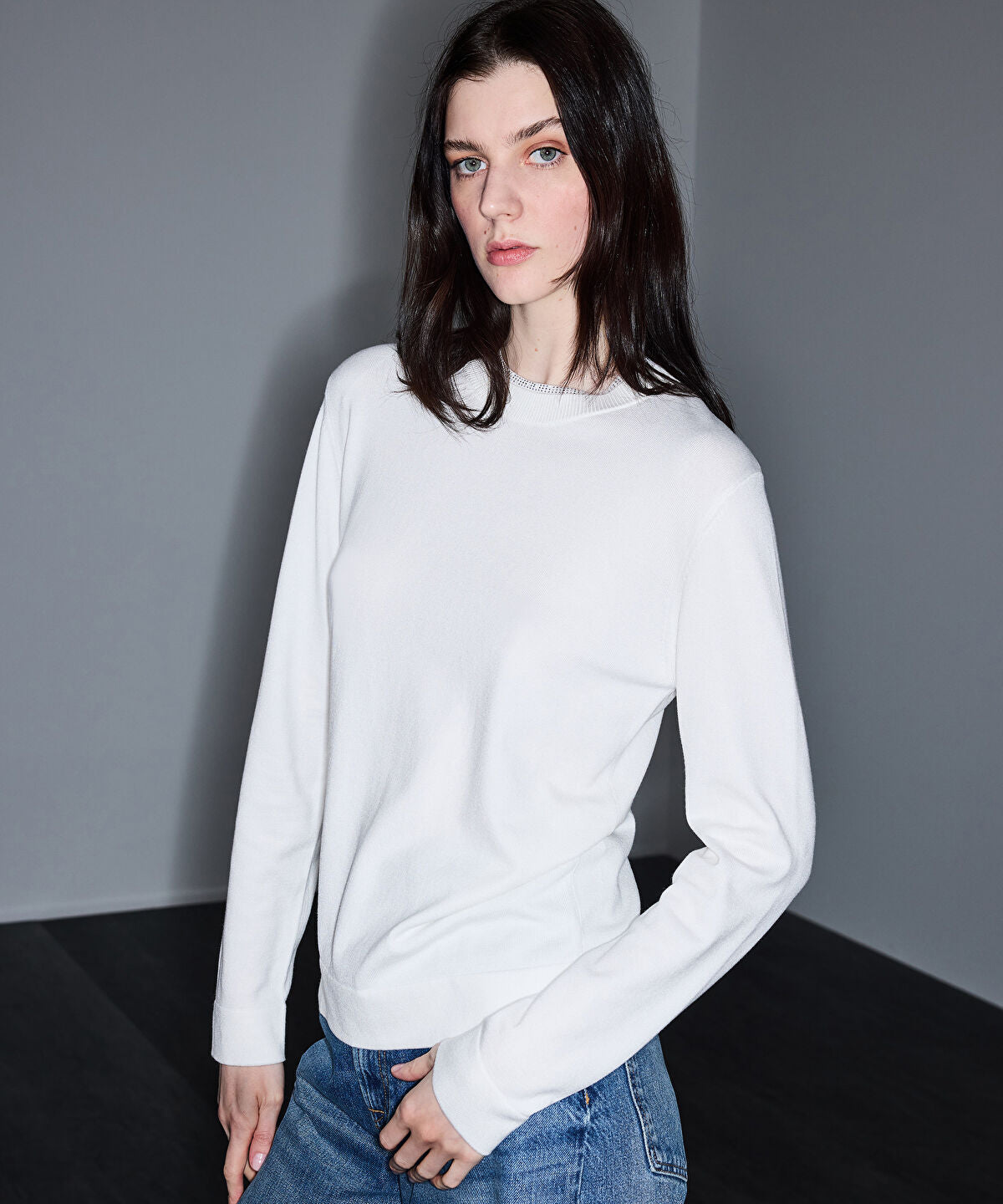 Layered Knit Top