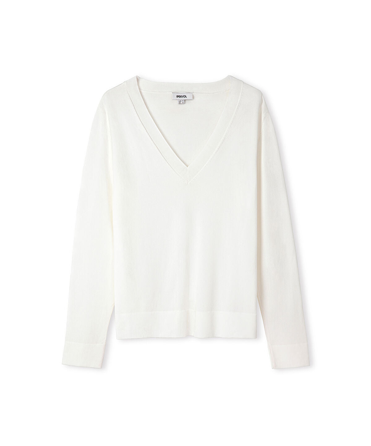 V-Neck Basic Knit Top