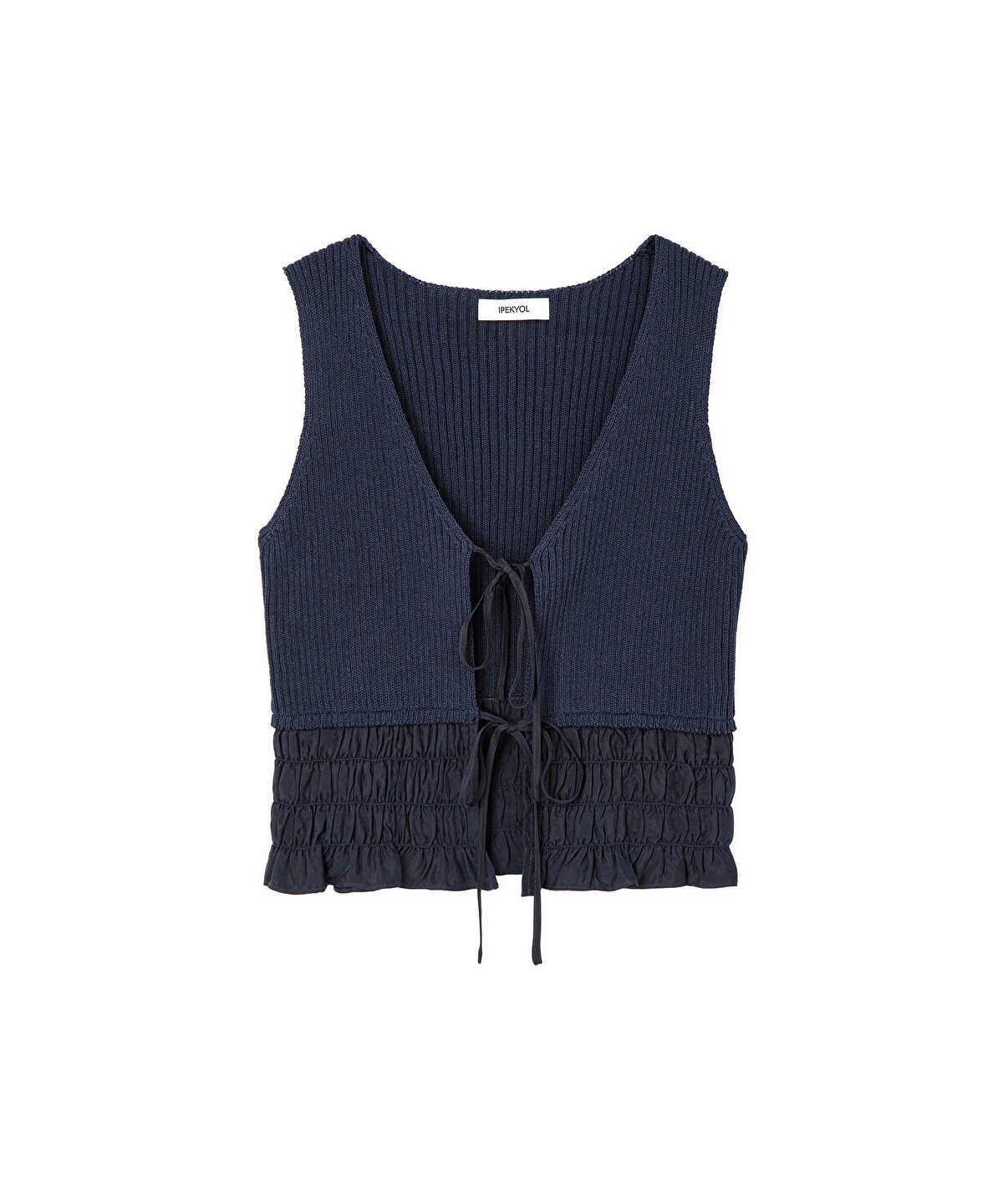 Mixed Knit Top